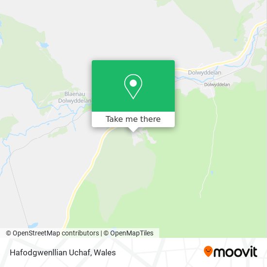 Hafodgwenllian Uchaf map