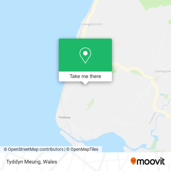 Tyddyn Meurig map