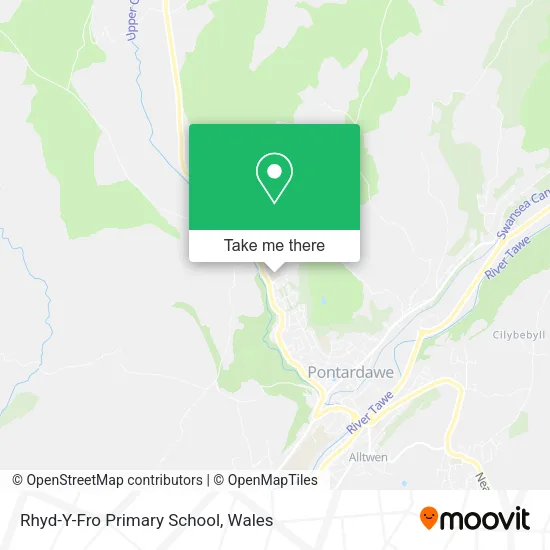 Rhyd-Y-Fro Primary School map