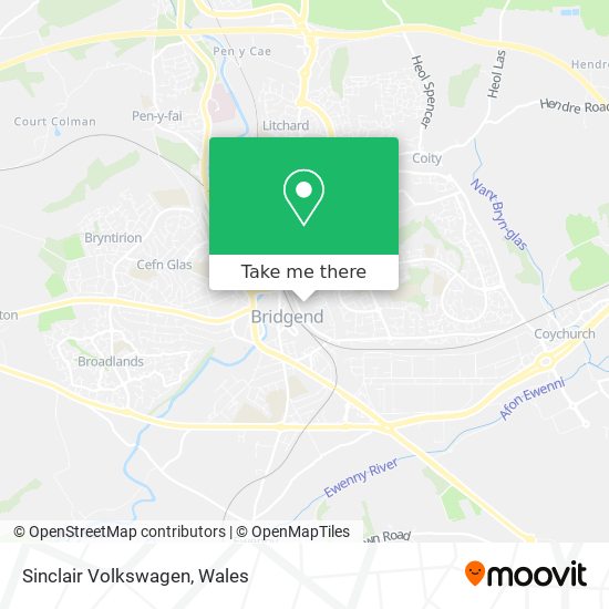Sinclair Volkswagen map