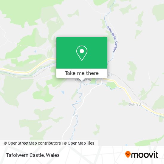 Tafolwern Castle map