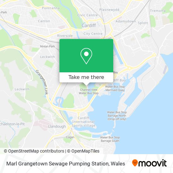 Marl Grangetown Sewage Pumping Station map