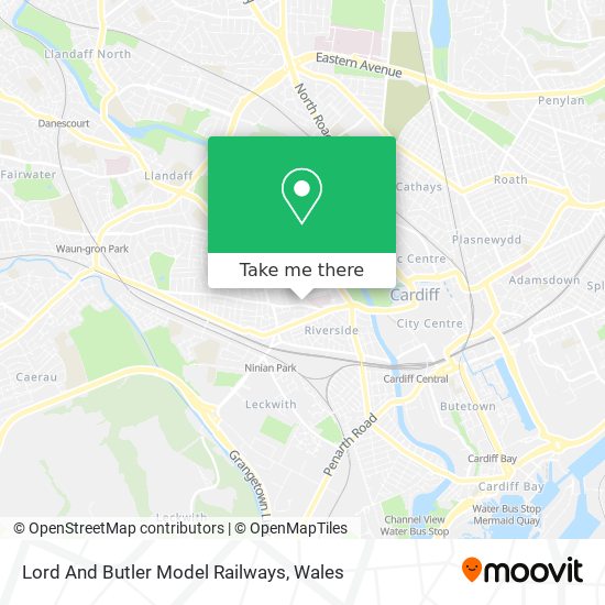 Lord And Butler Model Railways map