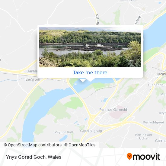 Ynys Gorad Goch map