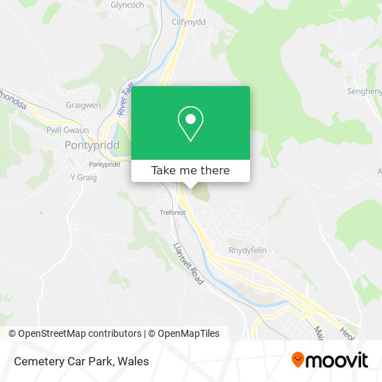 Cemetery Car Park map