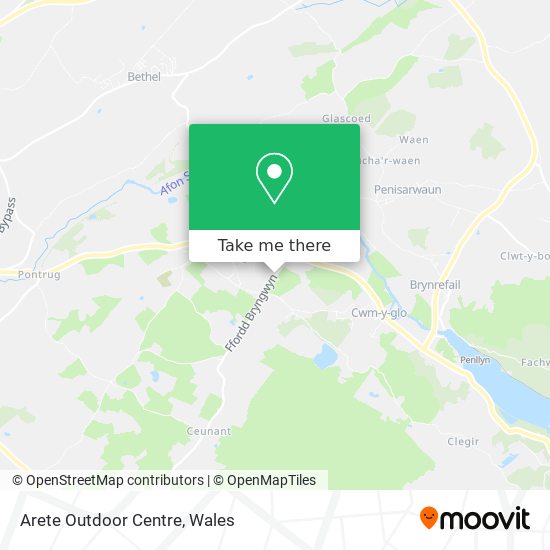 Arete Outdoor Centre map