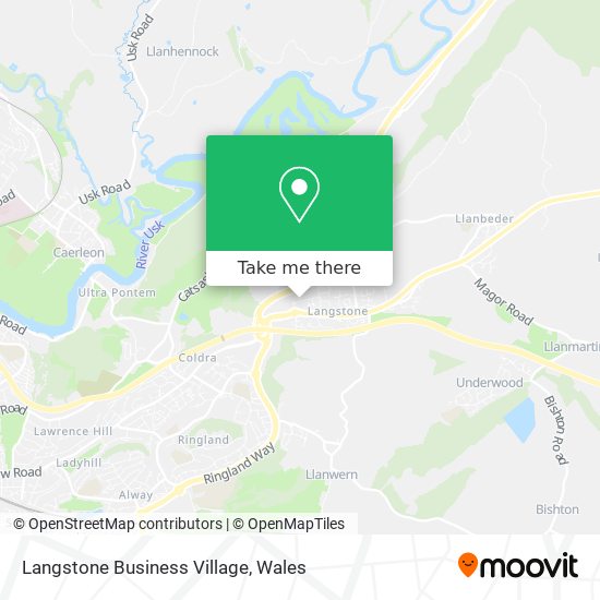 Langstone Business Village map