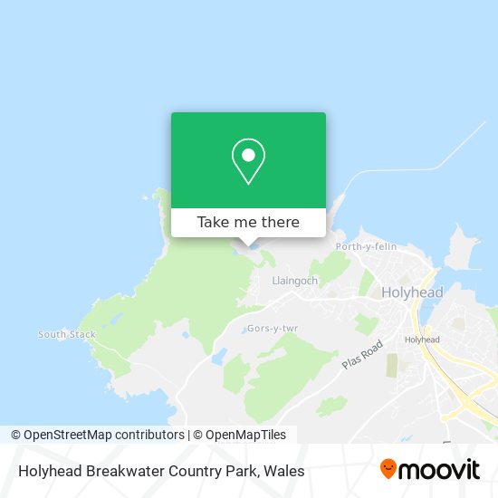 Holyhead Breakwater Country Park map