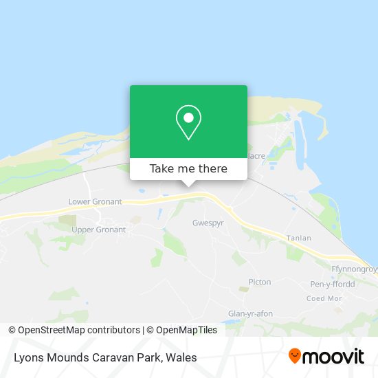 Lyons Mounds Caravan Park map