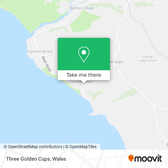 Three Golden Cups map