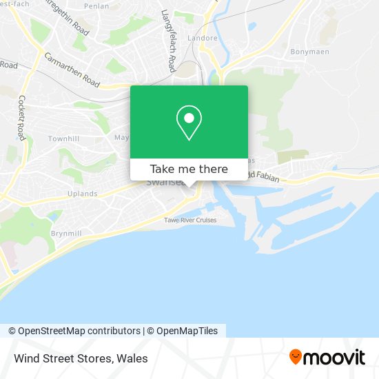Wind Street Stores map
