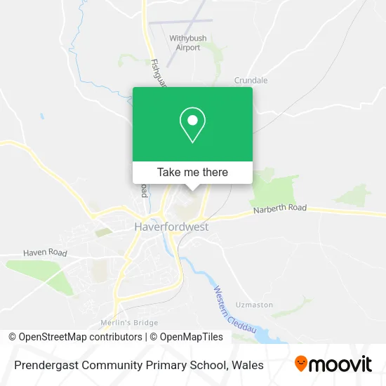 Prendergast Community Primary School map
