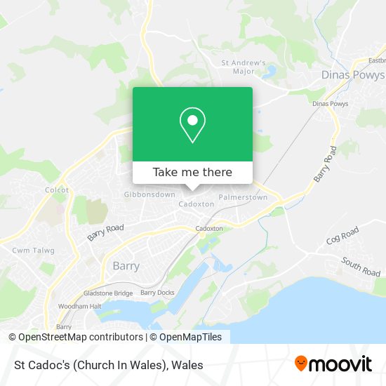 St Cadoc's (Church In Wales) map