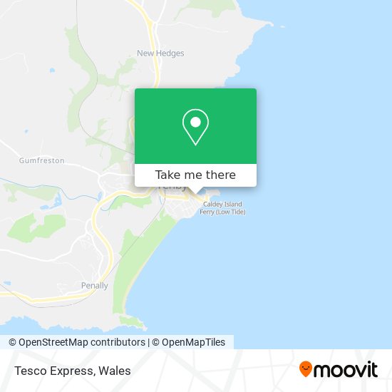 Tesco Express map