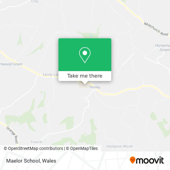 Maelor School map