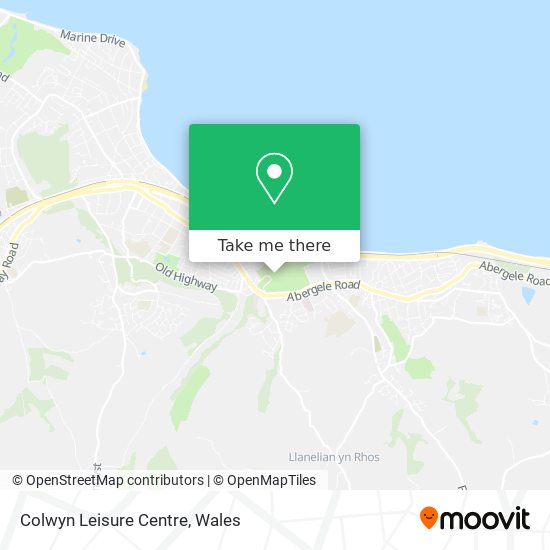 Colwyn Leisure Centre map