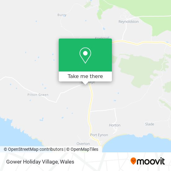 Gower Holiday Village map