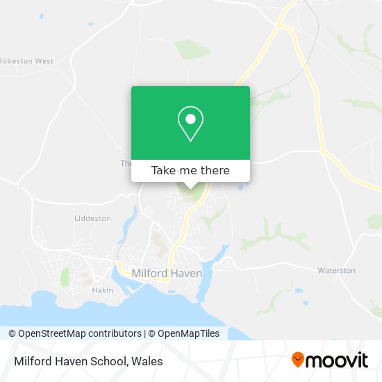 Milford Haven School map