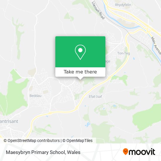 Maesybryn Primary School map