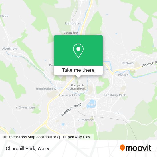 Churchill Park map