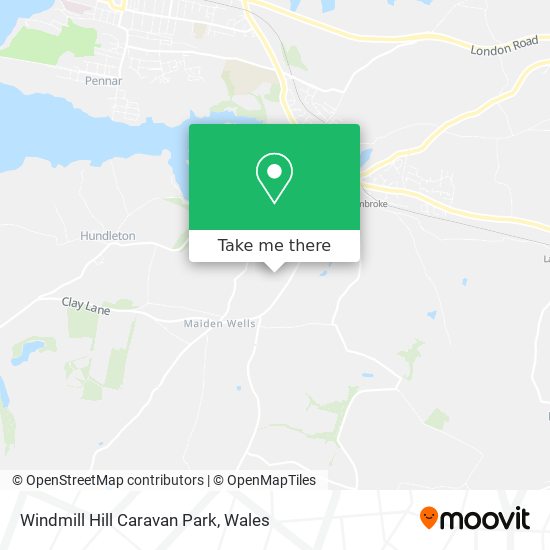 Windmill Hill Caravan Park map