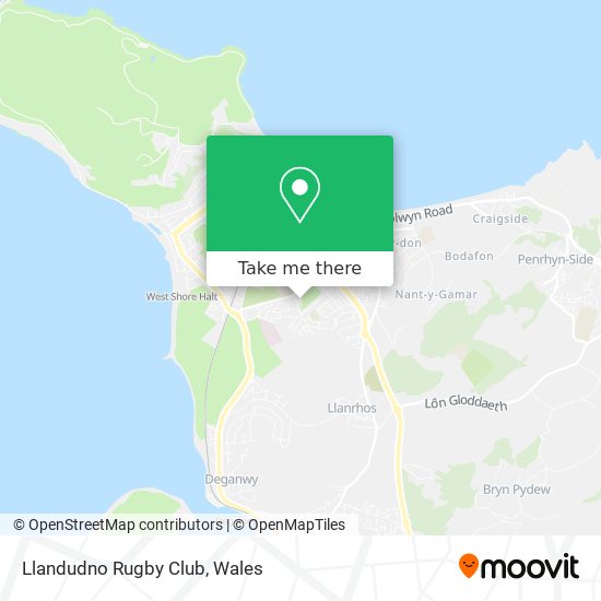 Llandudno Rugby Club map