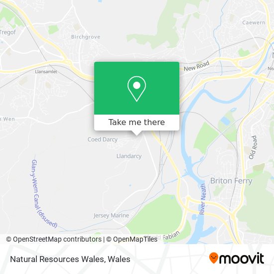 Natural Resources Wales map