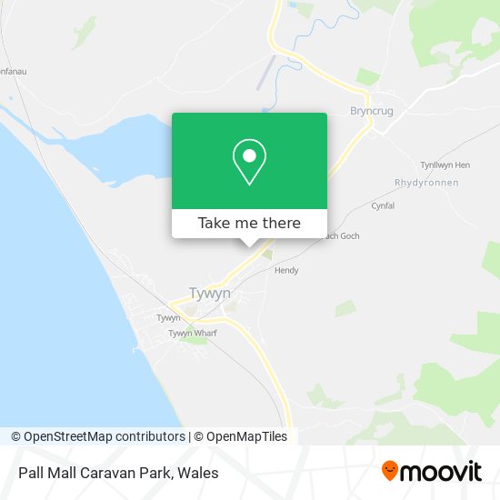 Pall Mall Caravan Park map