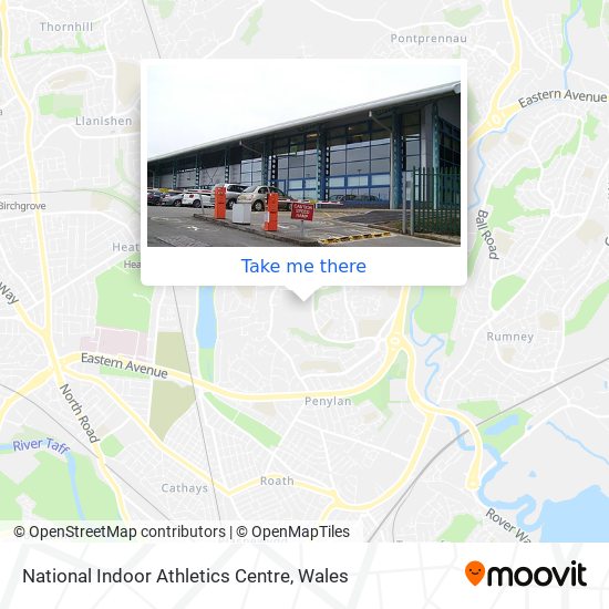 National Indoor Athletics Centre map