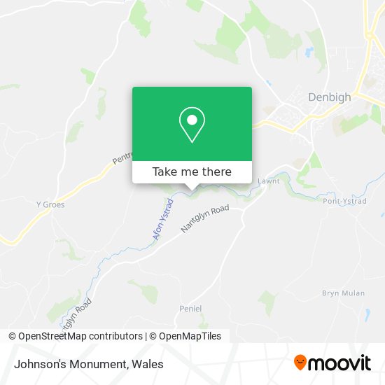 Johnson's Monument map