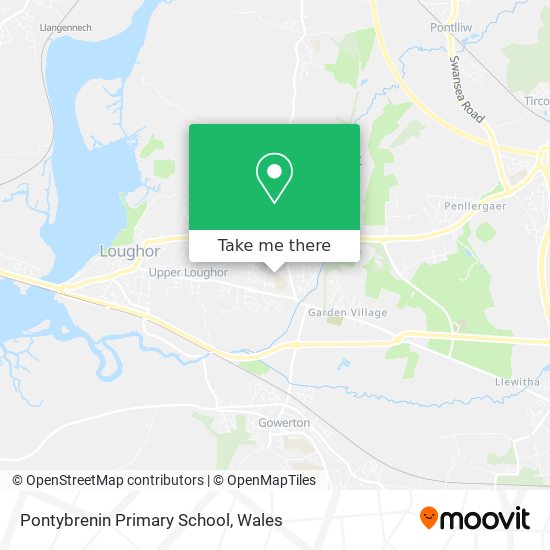 Pontybrenin Primary School map