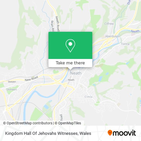 Kingdom Hall Of Jehovahs Witnesses map