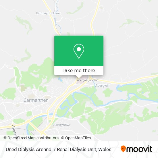 Uned Dialysis Arennol / Renal Dialysis Unit map