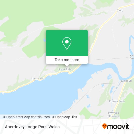 Aberdovey Lodge Park map