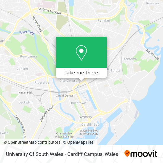 University Of South Wales - Cardiff Campus map