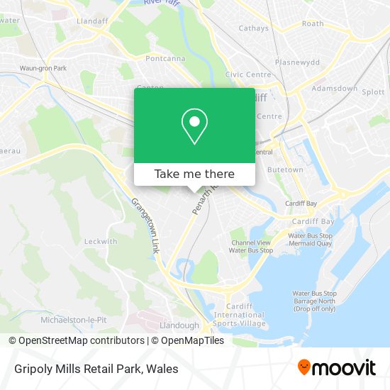 Gripoly Mills Retail Park map