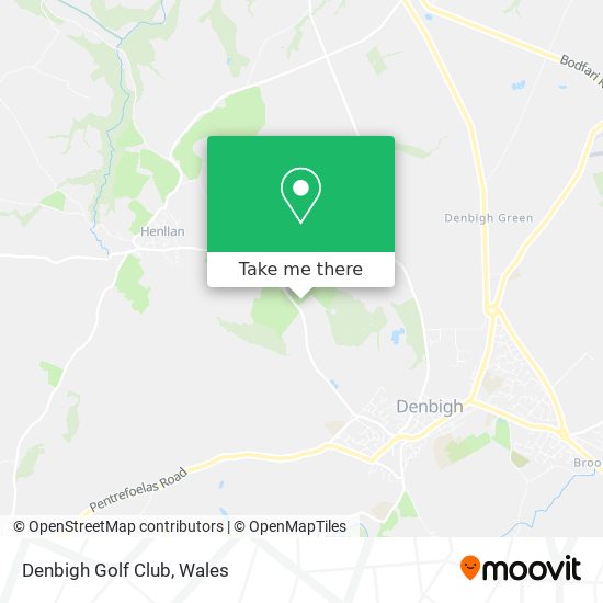 Denbigh Golf Club map