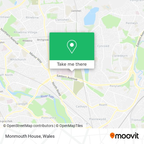 Monmouth House map