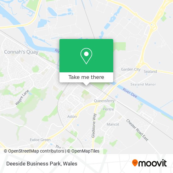 Deeside Business Park map