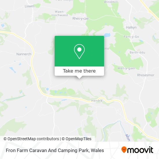 Fron Farm Caravan And Camping Park map