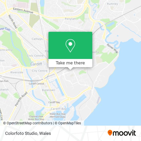Colorfoto Studio map