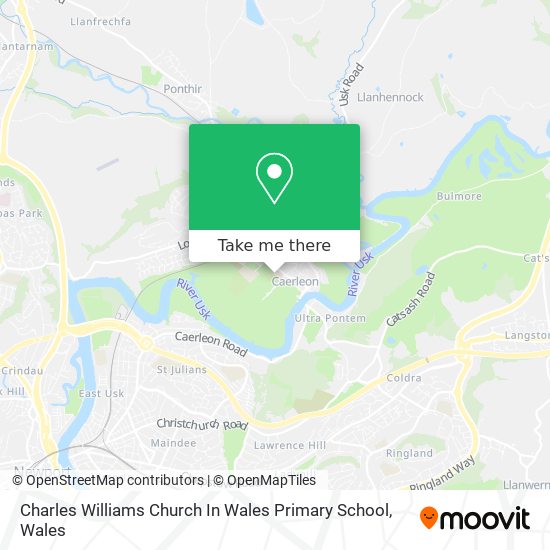 Charles Williams Church In Wales Primary School map