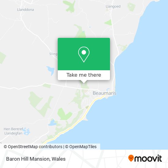 Baron Hill Mansion map
