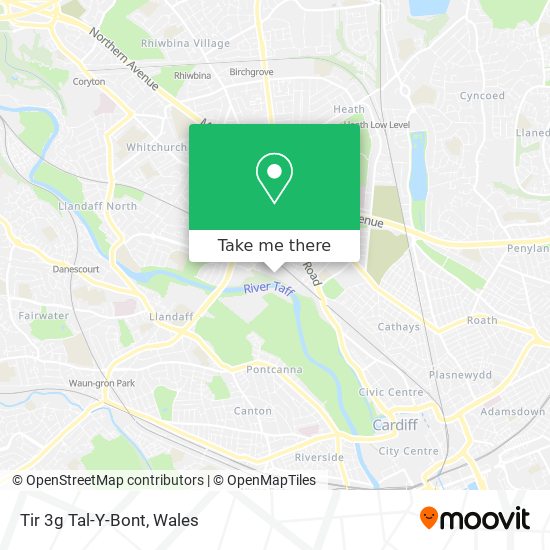 Tir 3g Tal-Y-Bont map