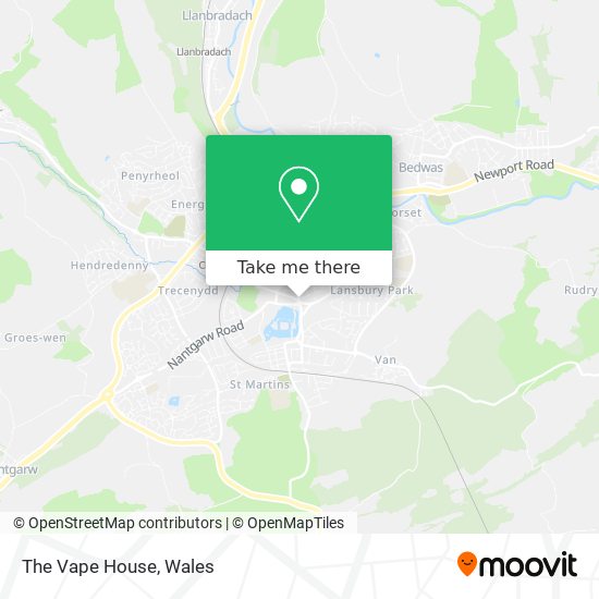 The Vape House map
