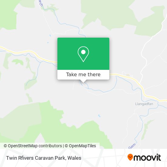 Twin Rfivers Caravan Park map