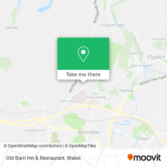 Old Barn Inn & Restaurant map