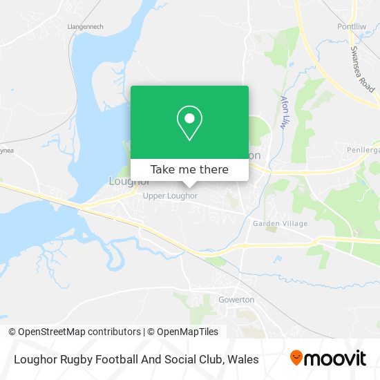 Loughor Rugby Football And Social Club map