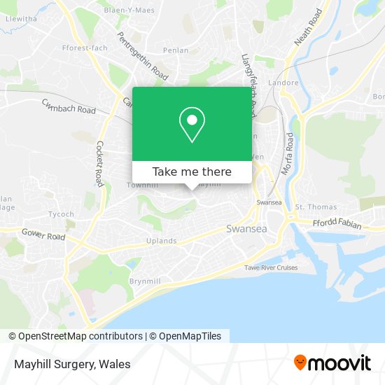 Mayhill Surgery map