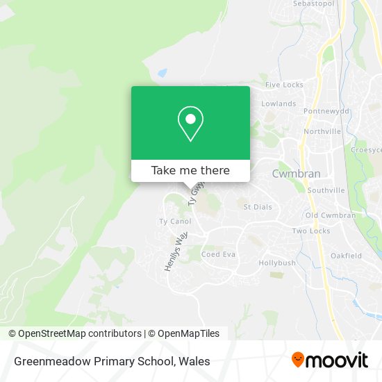 Greenmeadow Primary School map